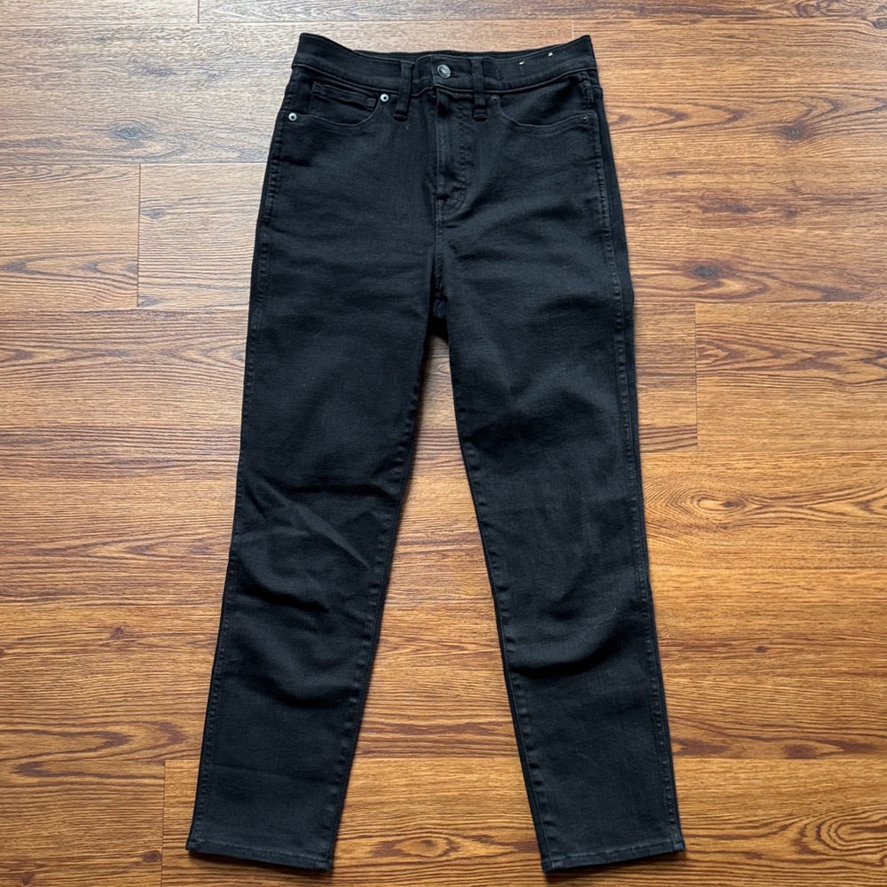Black Straight Leg Jeans